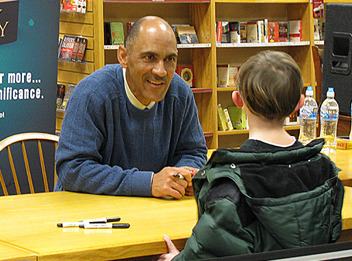 Book signing at Borders in Indianapolis