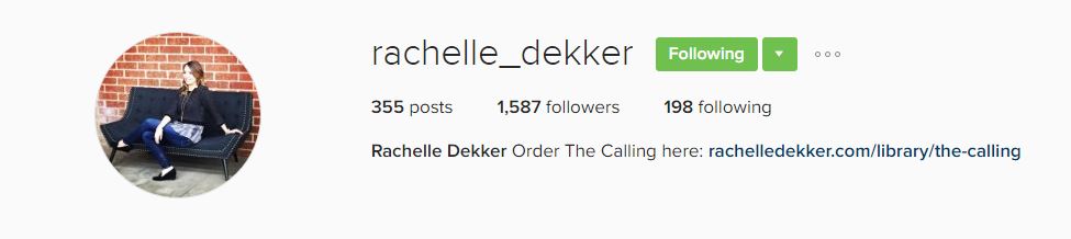 Rachelle Dekker Insta