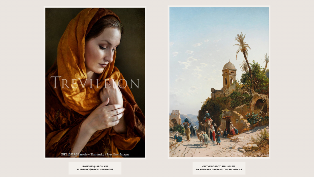 Images used to create The Pharisee's Wife