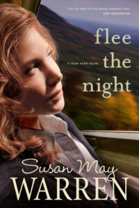 Flee the Night by Susan May Warren cover | Romance on the Job: 7 Multi-Agency Romantic Suspense Novels