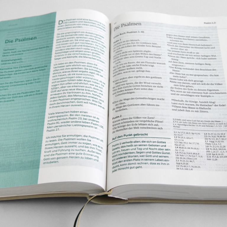 Nlt Layout Using the NLT Translation Philosophy in German – Tyndale Bibles