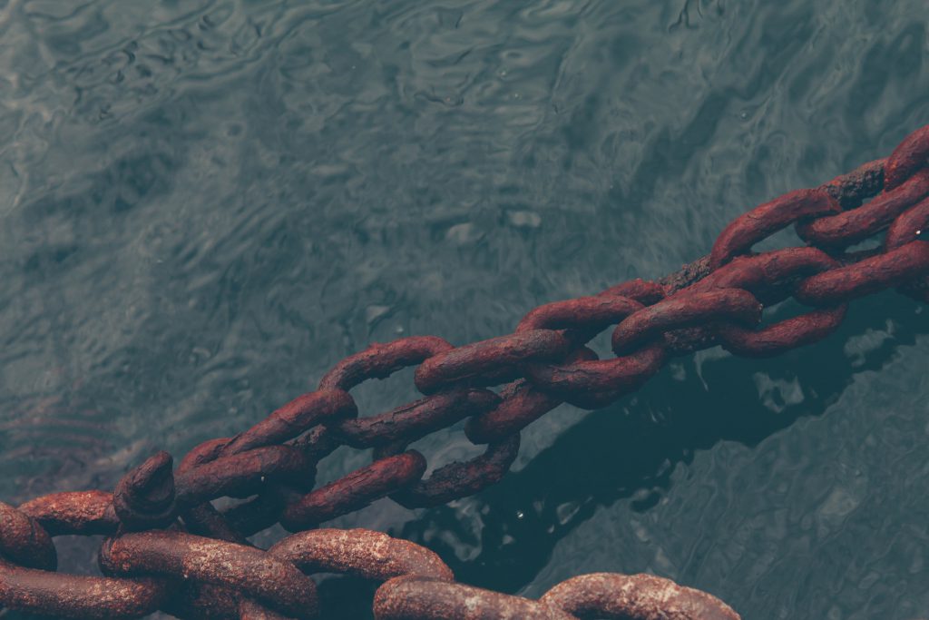 Is there anything God is willing to forgive? Rusty chains stand taught over dark water. Is there anything God is willing to forgive? Rusty chains stand taught over dark water.