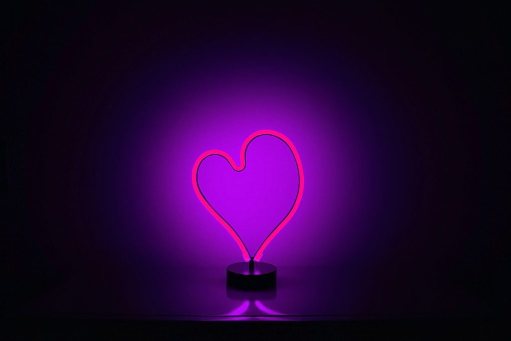 Lament says we can have an intimate and even more loving relationship with God. A neon purple heart lights up a bare wall behind it in the dark. Lament says we can have an intimate and even more loving relationship with God. A neon purple heart lights up a bare wall behind it in the dark.